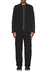 Stone Island Cargo Pants in Black, view 7, click to view large image.