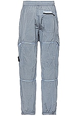 Stone Island Nylon Metal Pants in Sky Blue, view 2, click to view large image.