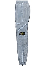 Stone Island Nylon Metal Pants in Sky Blue, view 3, click to view large image.
