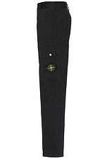 Stone Island Cargo Pants in Black, view 3, click to view large image.