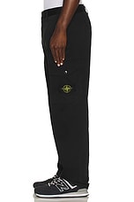 Stone Island Cargo Pants in Black, view 6, click to view large image.