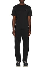 Stone Island Cargo Pants in Black, view 7, click to view large image.