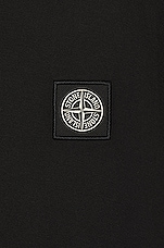 Stone Island Polo Shirt in Black, view 3, click to view large image.