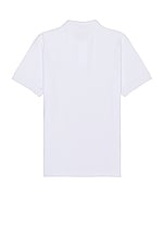 Stone Island Polo Shirt in White, view 2, click to view large image.