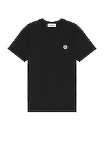 Stone Island T-shirt in Black, view 1, click to view large image.