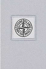 Stone Island Polo in Sky Blue, view 3, click to view large image.