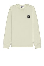 Stone Island Longsleeve T-shirt in Pistachio, view 1, click to view large image.