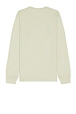 Stone Island Longsleeve T-shirt in Pistachio, view 2, click to view large image.