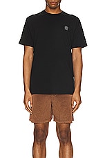 Stone Island T-shirt in Black, view 4, click to view large image.