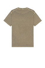 Stone Island Garment Dyed T-Shirt in Walnut, view 2, click to view large image.