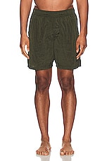 Stone Island Swim Shorts in Olive, view 4, click to view large image.