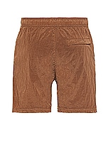 Stone Island Nylon Metal Swim Short in Rust, view 2, click to view large image.