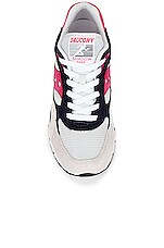 Saucony Shadow 6000 Sneaker in Grey & Pink, view 4, click to view large image.