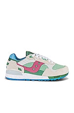 Saucony Shadow 5000 Sneaker in White & Multi, view 1, click to view large image.