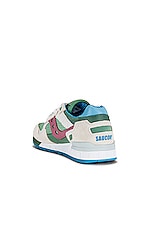 Saucony Shadow 5000 Sneaker in White & Multi, view 3, click to view large image.