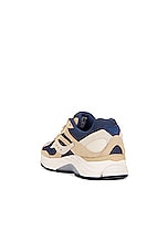 Saucony Progrid Omni 9 Sneaker in Beige, view 3, click to view large image.