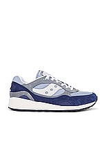 Saucony Shadow 6000 in Grey & Navy, view 1, click to view large image.
