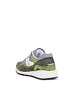 Saucony Shadow 6000 in Grey & Forest, view 3, click to view large image.