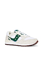 Saucony Shadow 5000 in White & Green, view 2, click to view large image.