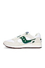 Saucony Shadow 5000 in White & Green, view 5, click to view large image.