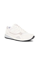 Saucony Shadow 6000 in White & Grey, view 2, click to view large image.