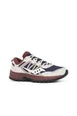 Saucony Grid Peak in Navy & Dove, view 2, click to view large image.