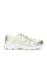 Saucony Ride Millennium in Cream & Silver, view 1, click to view large image.