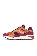 Saucony Grid Shadow 2 in Rust, view 5, click to view large image.
