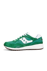 Saucony Shadow 6000 in Green & White, view 5, click to view large image.