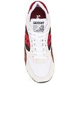 Saucony Shadow 6000 in White & Rust, view 4, click to view large image.