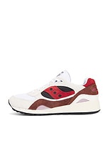 Saucony Shadow 6000 in White & Rust, view 5, click to view large image.