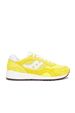 Saucony Shadow 6000 in Yellow & White, view 1, click to view large image.