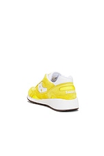 Saucony Shadow 6000 in Yellow & White, view 3, click to view large image.