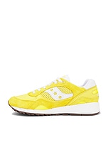 Saucony Shadow 6000 in Yellow & White, view 5, click to view large image.