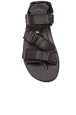 Suicoke KISEE V Sandals in Black, view 4, click to view large image.