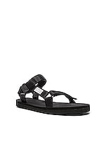Suicoke DEPA Cab Sandals in Black, view 2, click to view large image.