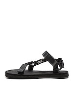 Suicoke DEPA Cab Sandals in Black, view 5, click to view large image.