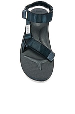 Suicoke DEPA Cab Sandals in Navy, view 4, click to view large image.