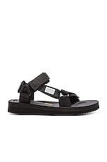 Suicoke DEPA V2 Sandals in Black, view 1, click to view large image.