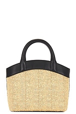 Savette The Small Tondo Tote Bag in Black, view 3, click to view large image.