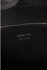 Savette The Small Tondo Tote Bag in Black, view 6, click to view large image.