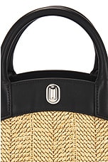 Savette The Small Tondo Tote Bag in Black, view 7, click to view large image.