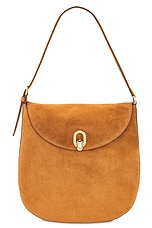 Savette The Large Tondo Hobo Bag in Saddle, view 1, click to view large image.