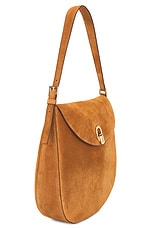 Savette The Large Tondo Hobo Bag in Saddle, view 4, click to view large image.