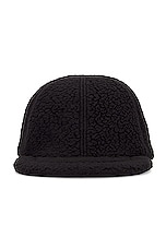 Snow Peak Thermal Boa Fleece Cap in Black, view 1, click to view large image.