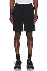 Snow Peak Breathable Quick Dry Shorts in Black, view 3, click to view large image.