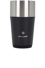 Snow Peak Shimo Tumbler 470 in Black, view 1, click to view large image.