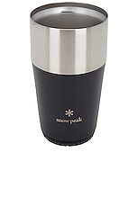 Snow Peak Shimo Tumbler 470 in Black, view 3, click to view large image.