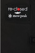 Snow Peak x Toned Trout Camp Vest in Black, view 3, click to view large image.