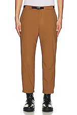Snow Peak 2L Octa Pants in Brown, view 4, click to view large image.